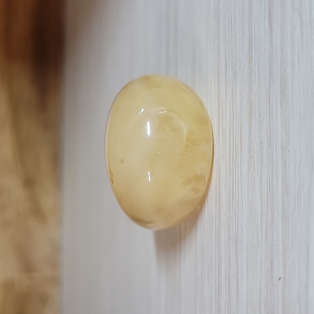 CARAMEL CREAM SWIRL DOME RING - Picture 5 of 7